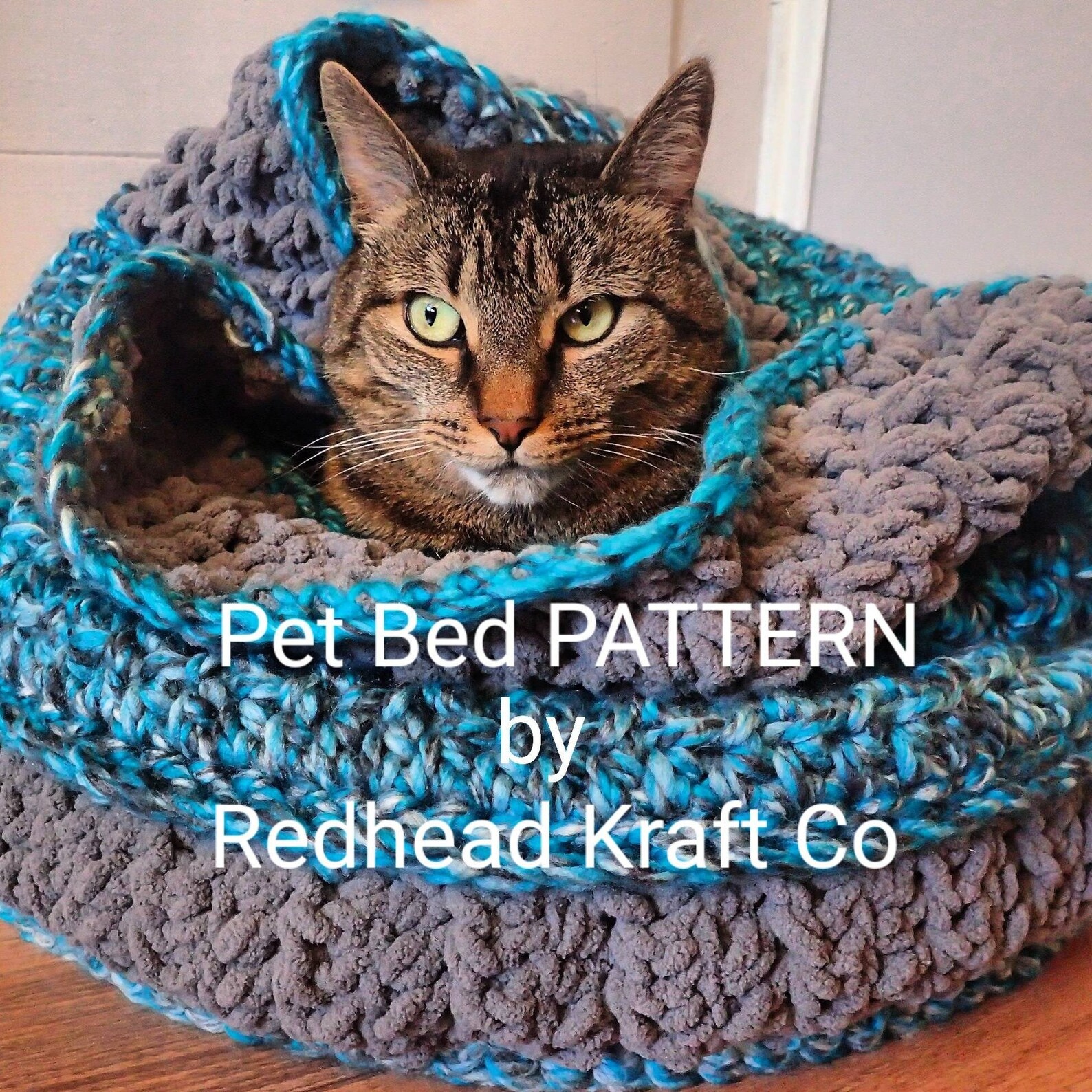 Pet Bed PATTERN Cat / Dog Bed Pattern All in One Pet Bed and Blanket