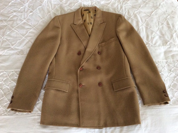 Hand Tailored Men's Blazer Suit Coat Double Breast