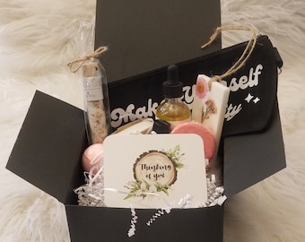 Sweet 16 gift box, Spa gift box for her, birthday care package, Daughter gift basket, sixteen birthday gift, Make yourself a priority.