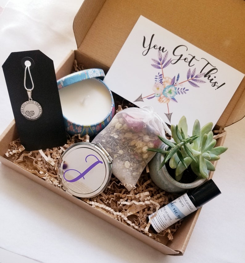 Personalized encouragement gift basket Pre filled gift box Etsy