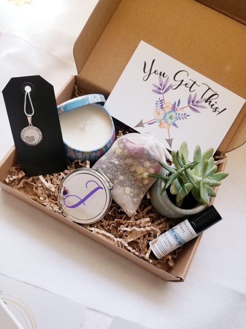 Personalized Encouragement Gift Basket Pre Filled Gift Box Etsy