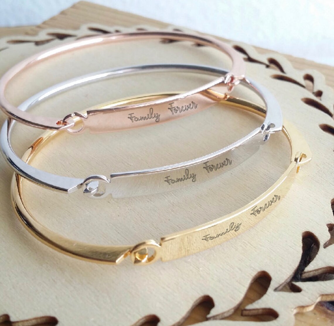 Hand Writing Bracelet, Custom Handwritten Bangle, Personalized ...