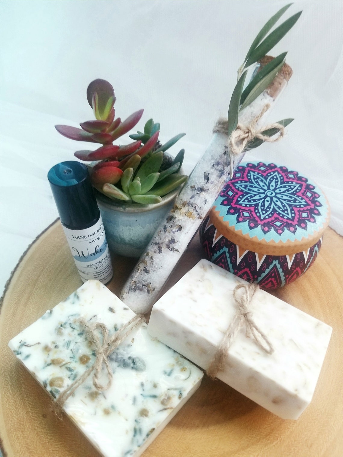 Birthday Gift Box Natural Spa Basket Send a Care Package Etsy