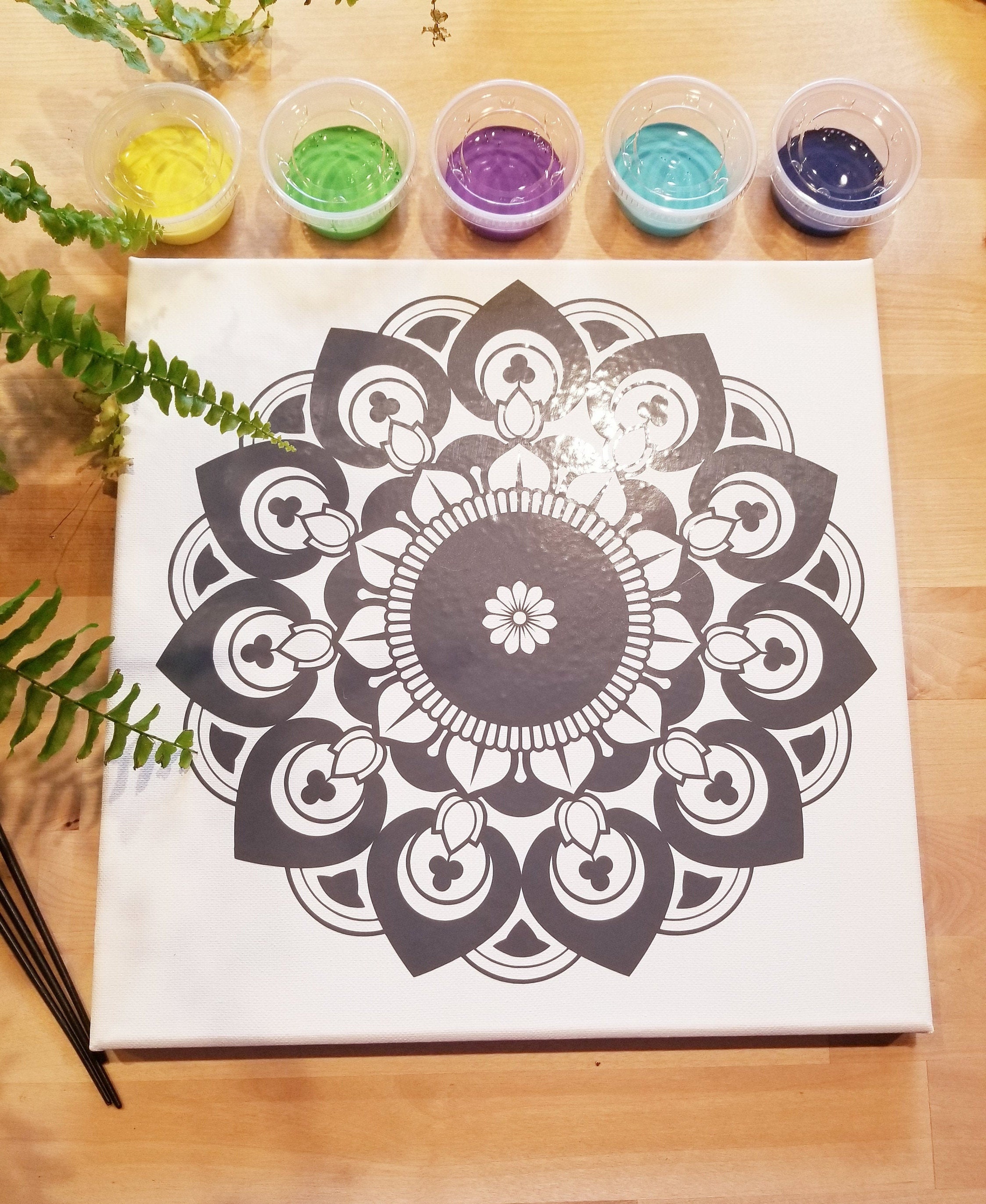 DIY Mandala kit diy paint kit gepersonaliseerde diy gift Etsy