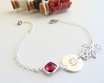 Zodiac bracelet, Libra, Aries, Taurus, Gemini, Cancer, Leo, Virgo, Libra, Scorpio, Sagittarius, Capricorn, Aquarius, Pisces bracelet.