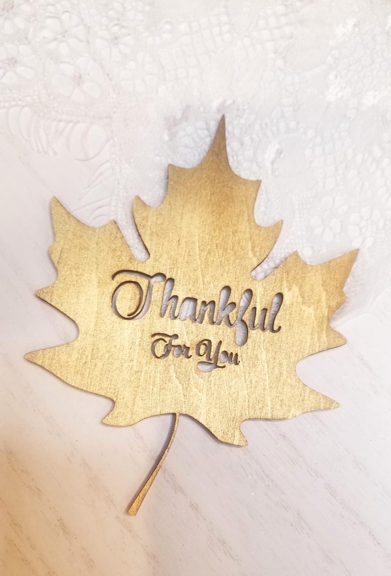 Custom Dinner Party Place Card, Thanksgiving Decor Name Tags, Fall