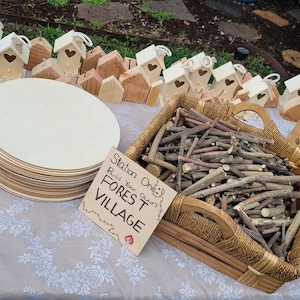 Kids party craft activities, forest fairy party kit, Birthday craft kit, DIY kids craft, do it yourself kit, party favors, small world play.