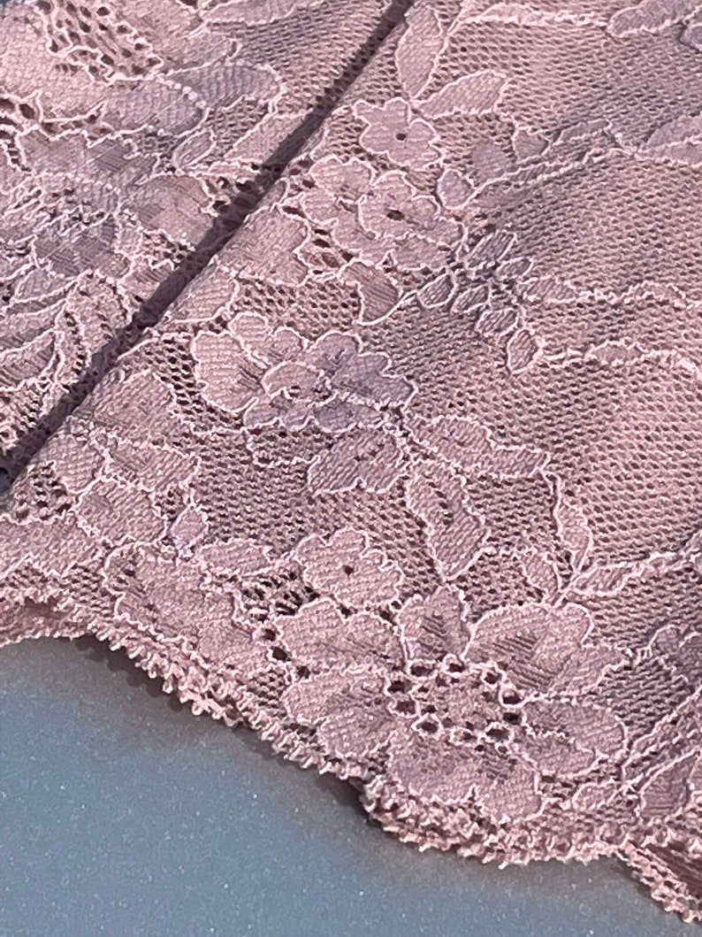 Gantelets en dentelle filigrane dans un beau rose poudré, mariage, ludique, chauffe-bras, chauffe-poignets, romantique, mariée, mariée, cadeau pour elle image 4