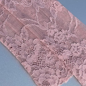 Gantelets en dentelle filigrane dans un beau rose poudré, mariage, ludique, chauffe-bras, chauffe-poignets, romantique, mariée, mariée, cadeau pour elle image 10