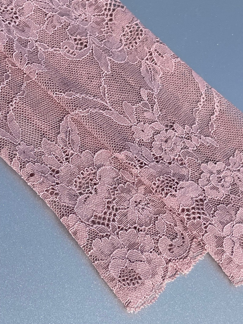 Gantelets en dentelle filigrane dans un beau rose poudré, mariage, ludique, chauffe-bras, chauffe-poignets, romantique, mariée, mariée, cadeau pour elle image 10