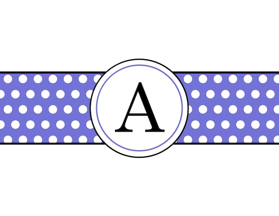 Periwinkle Classic Polka Dot