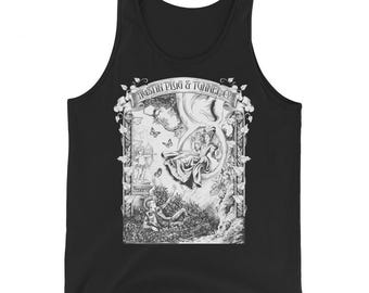 Les Hasards Heureux de l'Elastic - Unisex Tank Top - Austin Plug & Tunnel Co.