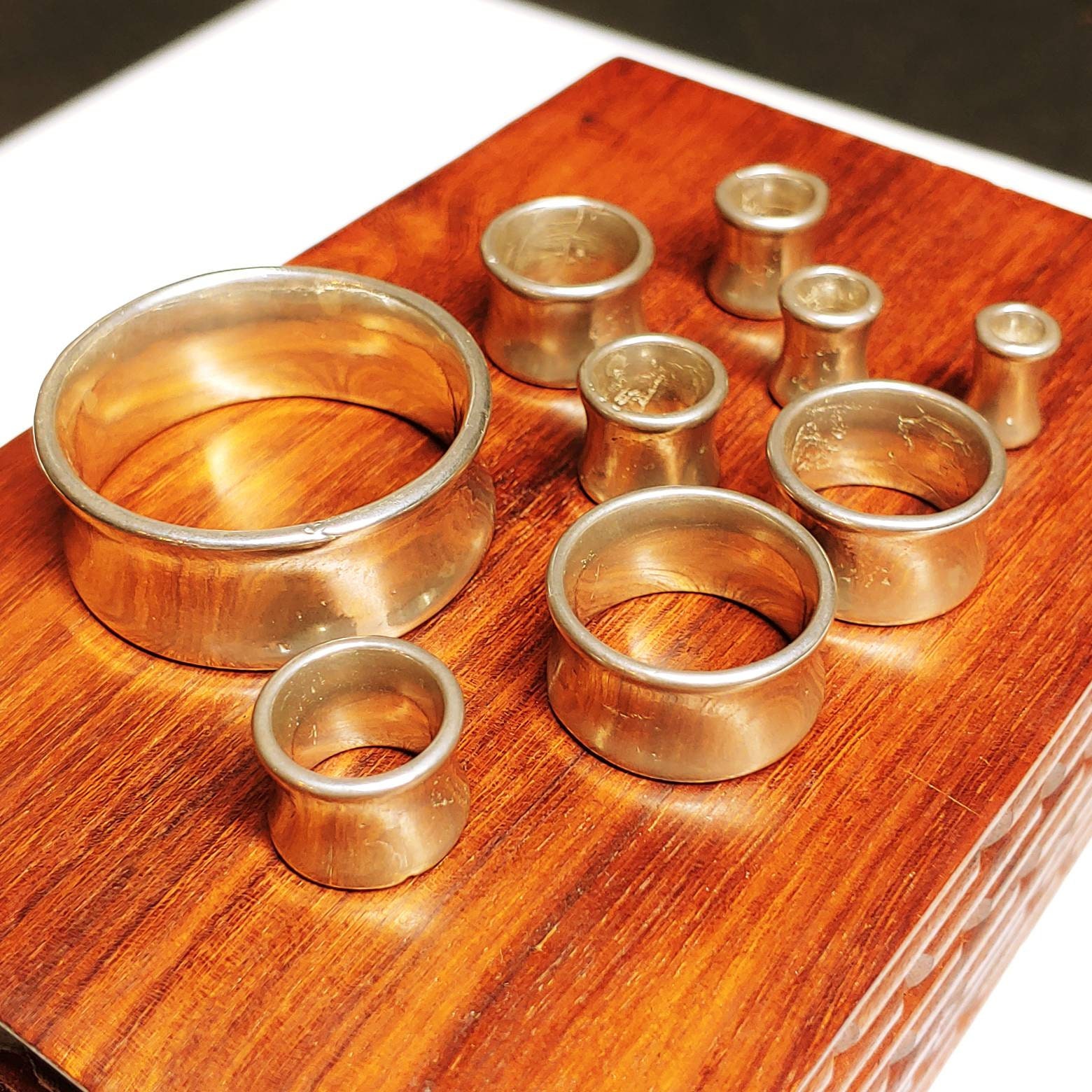 Sterling Silver Tunnels Handmade Plugs and Gauges can Etsy