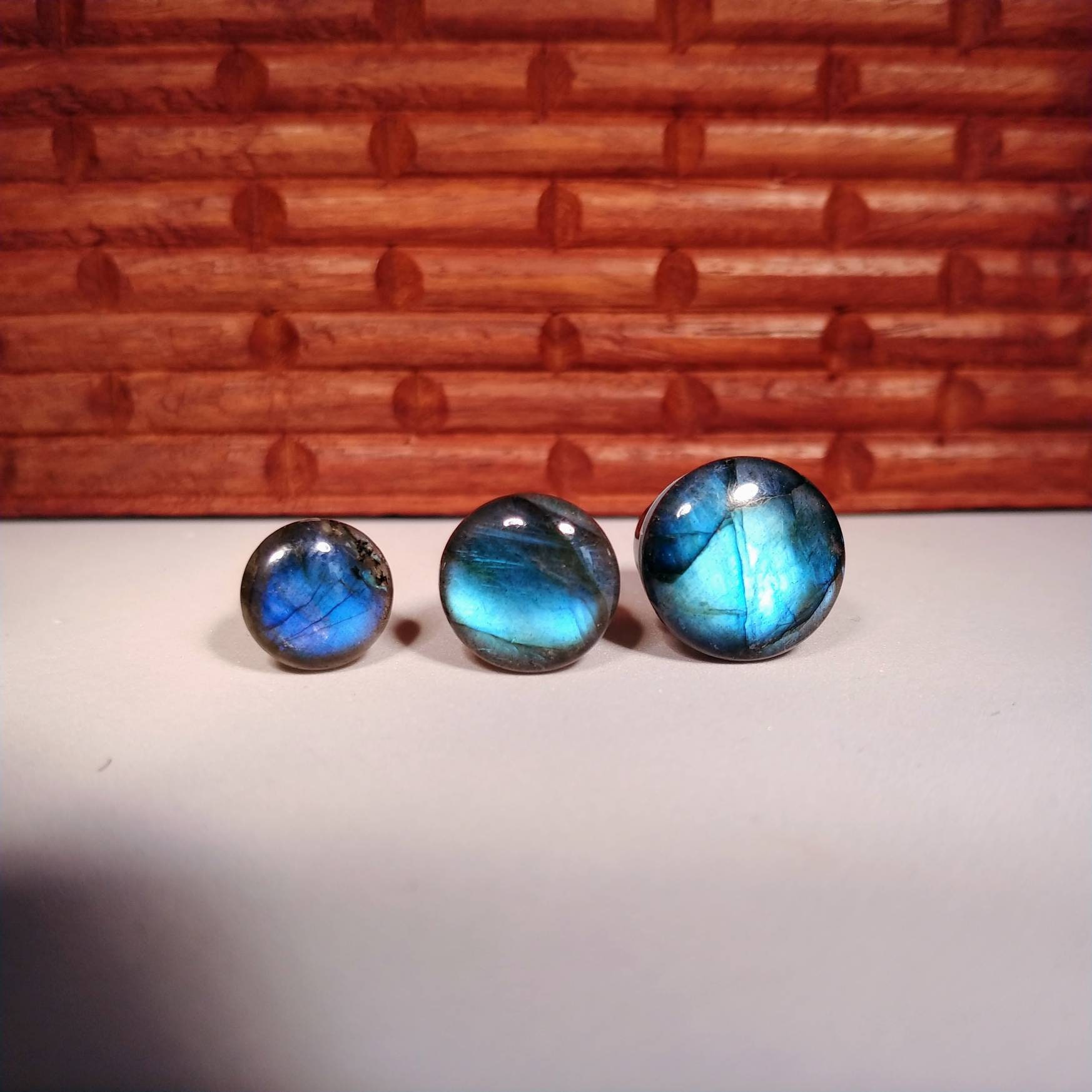 Stone Plugs Gauges Labradorite Stone Plugs Single Flare Etsy