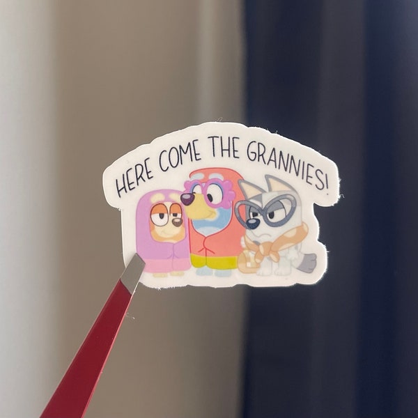 Here Come The Grannies Sticker