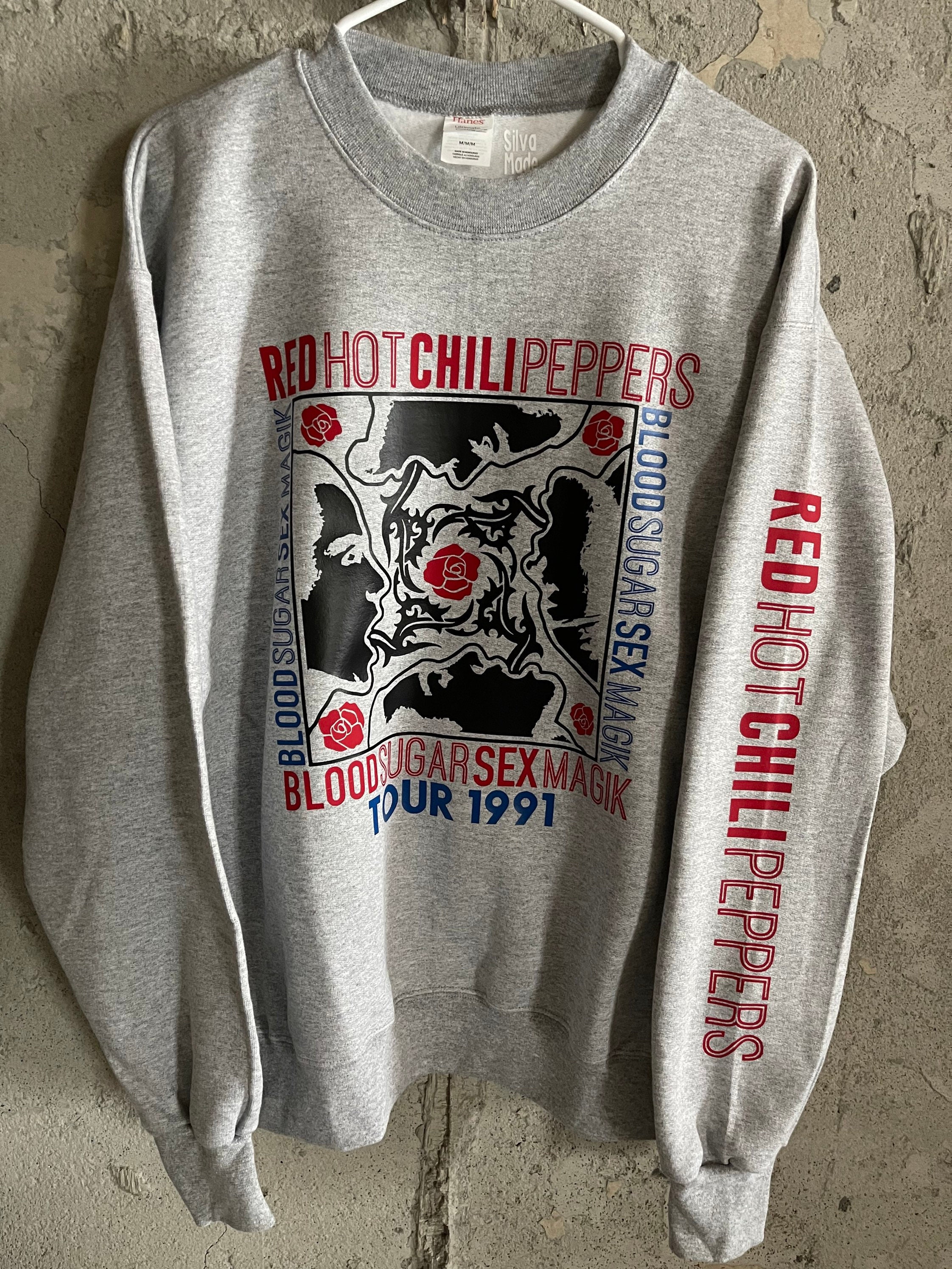 Red Hot Chili Peppers Sweatshirt Band Sweatshirt Etsy