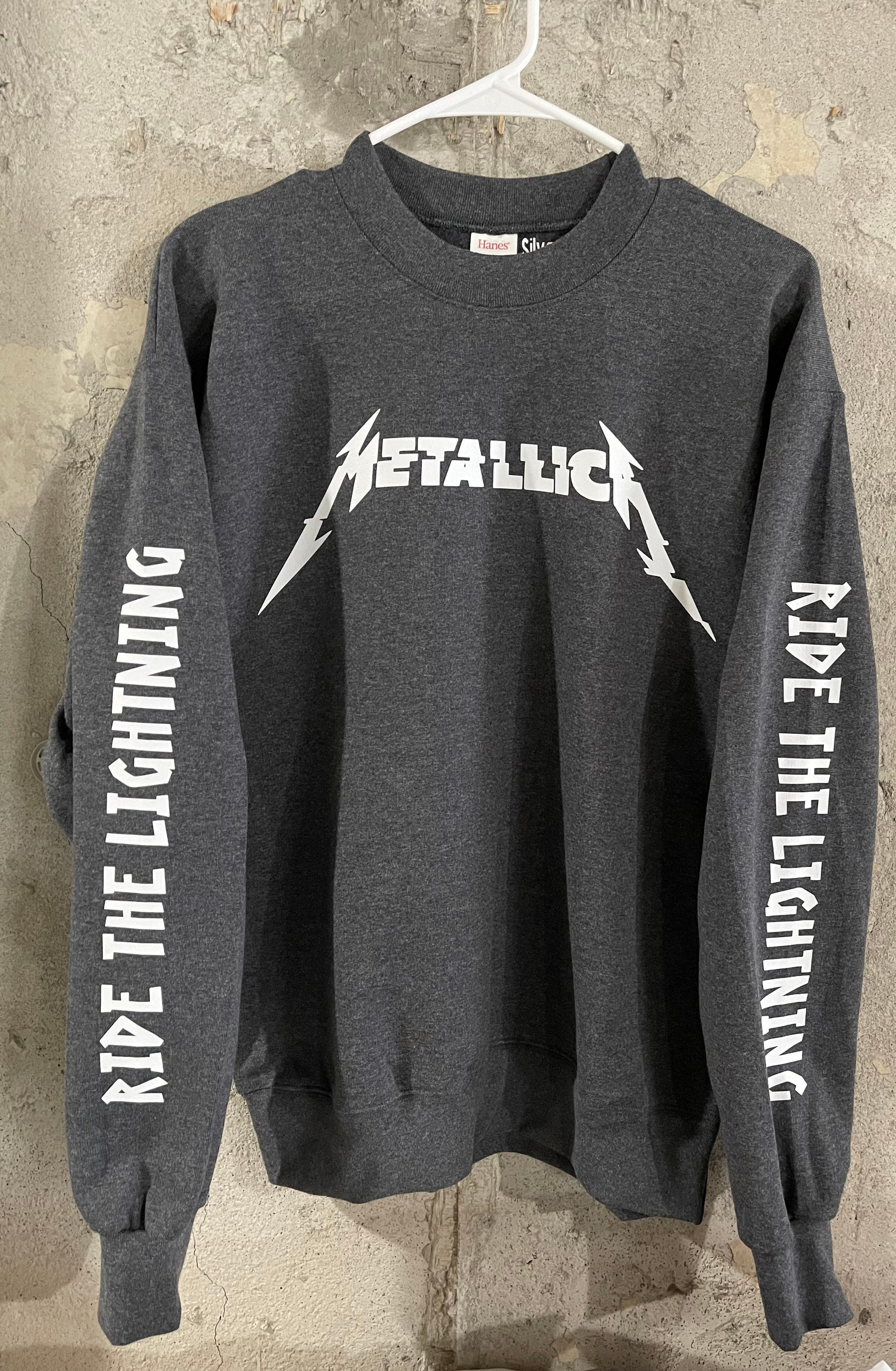 Metallica Crewneck Band Sweatshirt - Etsy