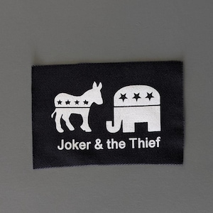 The Joker & The Thief Punk Patch, Sew-On Battle Jacket Accessory