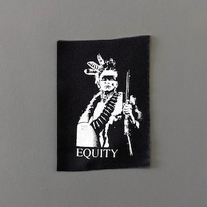 Equity Native American Patch, Handmade patch for jacket, DIY sew on patches