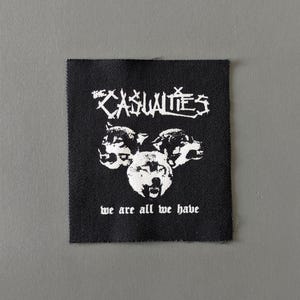 The Casualties Patch - Crust Punk Band Aufnäher für Jacken, Hosen, Hüte