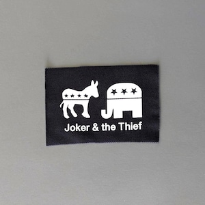 The Joker & The Thief Punk Patch, Sew-On Battle Jacket Accessory