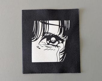 Patch Cry Girl Anime - Patchs à coudre pour vestes, jupes, pantalons, cadeaux d'anniversaire anime