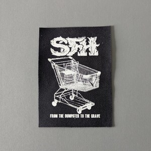 Parche punk con el logotipo de SFH: diseño para carrito de compras para coser