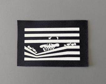 Hidden patch Sew-On Screen Printed Punk Accessory
