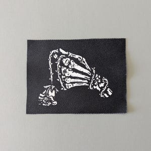 Sin Rose 縫い付けパッチ：パンクロックアパレルアクセサリー