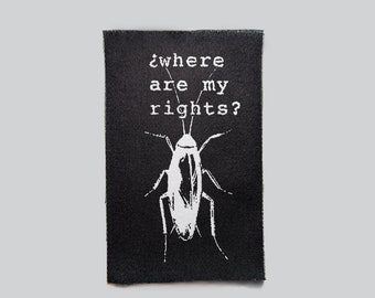 Roach Rights, Punk, Patches, Patch, Sew on Patch, Punk Accessories, Punk Patches, horror backpack, gothic jacket, gothic skirt, mall goth
