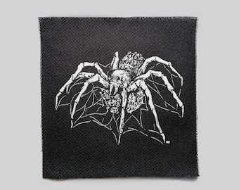 Death Spider, Animal, Fabric, Punk, Patches, Patch, Sew on Patch, Punk Accessories, Punk Patches, gothic jacket, punk vest, horror backpack