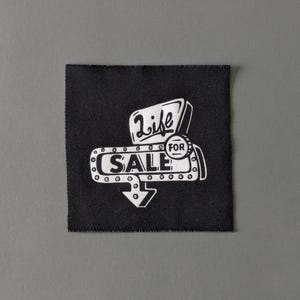 Life For Sew On Patch - Screen Print DIY Piece