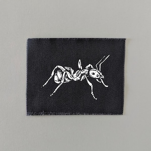 Mier naai punkpatch voor jas, doe-het-zelf zeefdrukpatches, korstpatchkleding