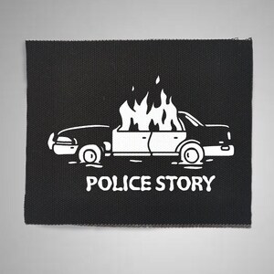 Police Story - Sew on Patch for Jackets Hats Bags, Battle jacket patches image 10