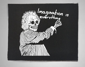 Imagination Morale Patch: Sturdy Fabric Sew-On Punk Accessory