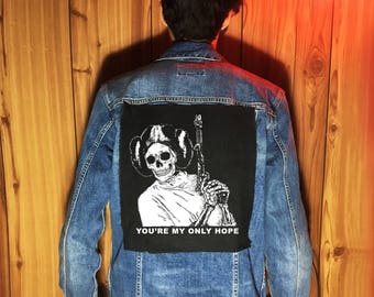 jean jacket back patch