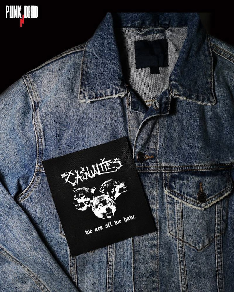 The Casualties Patch - Crust Punk Band Patch for Jackets, Pants, Hat image 4