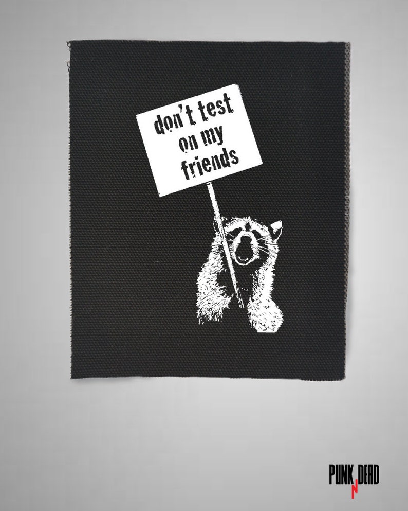 Raccoon Punk Punk Patch Patches Patch Custom Patch Etsy