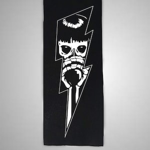 Creepy Thunder • back patch • patch • punk patch • patches • patches for jackets • backpatch • clothing patches • sew on patch, anime horror