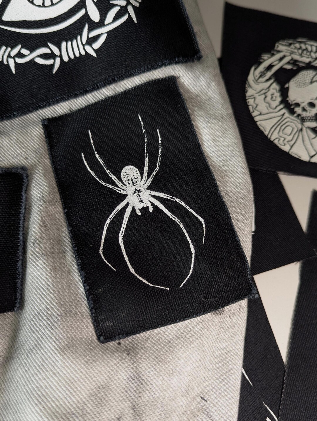 Spider Jacket Patch Spider Sew on Patch for Jackets, Jeans & More • DIY Craft Supply ...