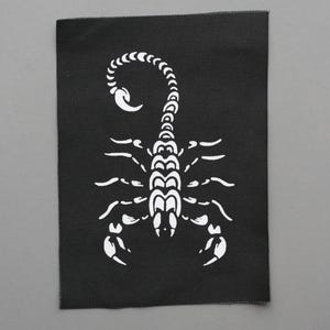Escorpión - Parche para coser en chaquetas, chalecos y pantalones, parche de animal