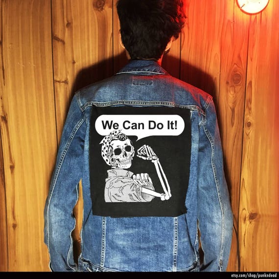 We Can Do It Back Patch Patch Punk Patch Patches Patches for