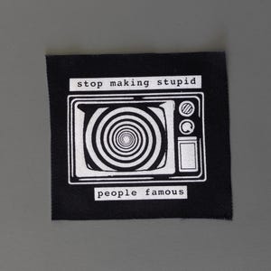 Sew on Patch - TV Patches for Jackets, hats, bags and more