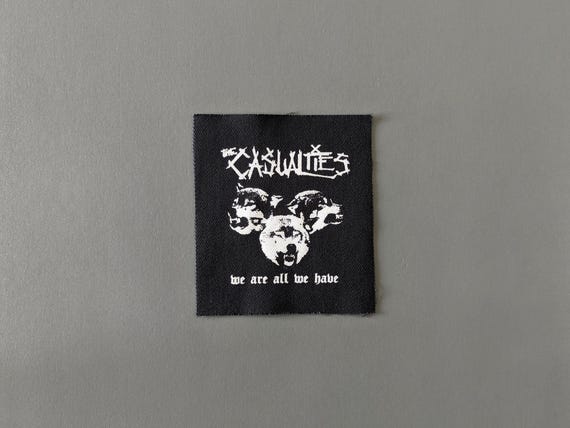 The Casualties Patch - Crust Punk Band Patch for Jackets, Pants, Hat