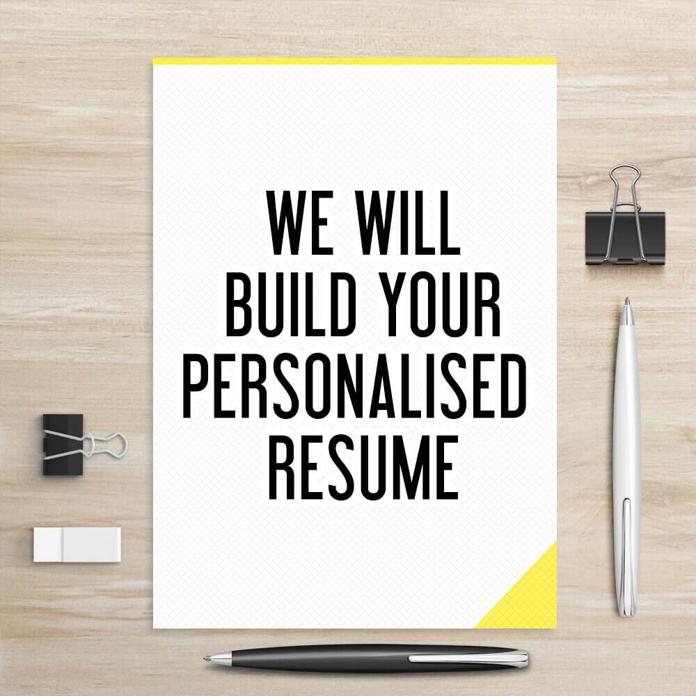 Resume Builder Create a Resume Resume Services Make a | Etsy