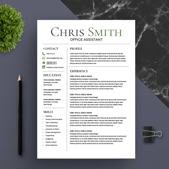 resume for marketing resume for sales resume for word mac pc cover letter professional resume instant download resume template sales resume template microsoft word