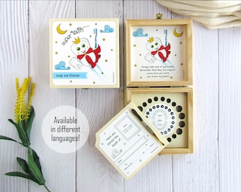 Super Teeth | Personalized Wooden Baby Tooth Storage Box | Tooth Fairy Keepsake Box | Baby Shower Gift | Handmade Child's Milk Teeth Holder