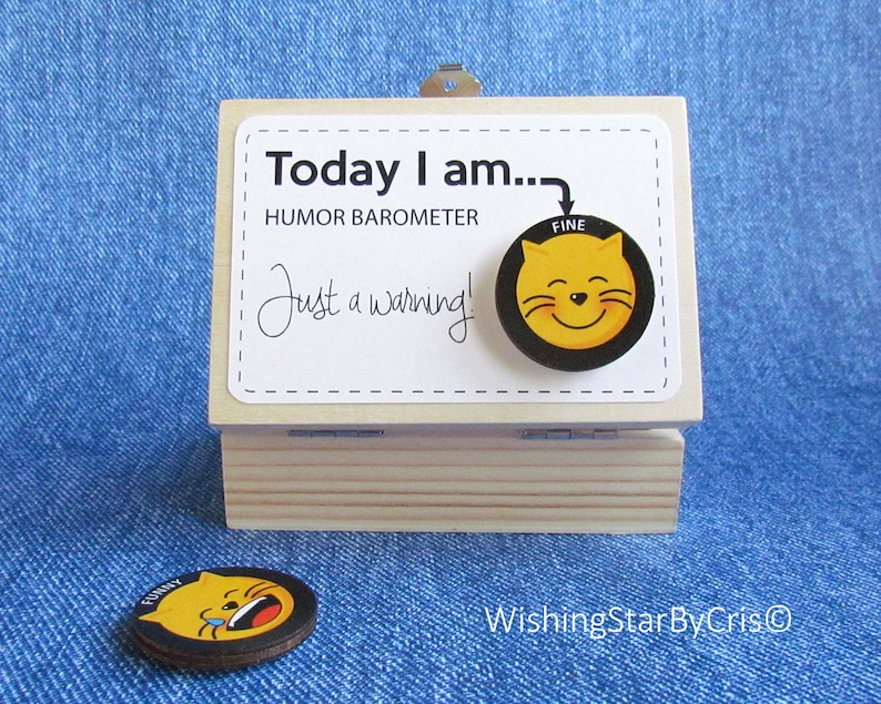 Humor barometer. How is your mood today My emotions. My Etsy
