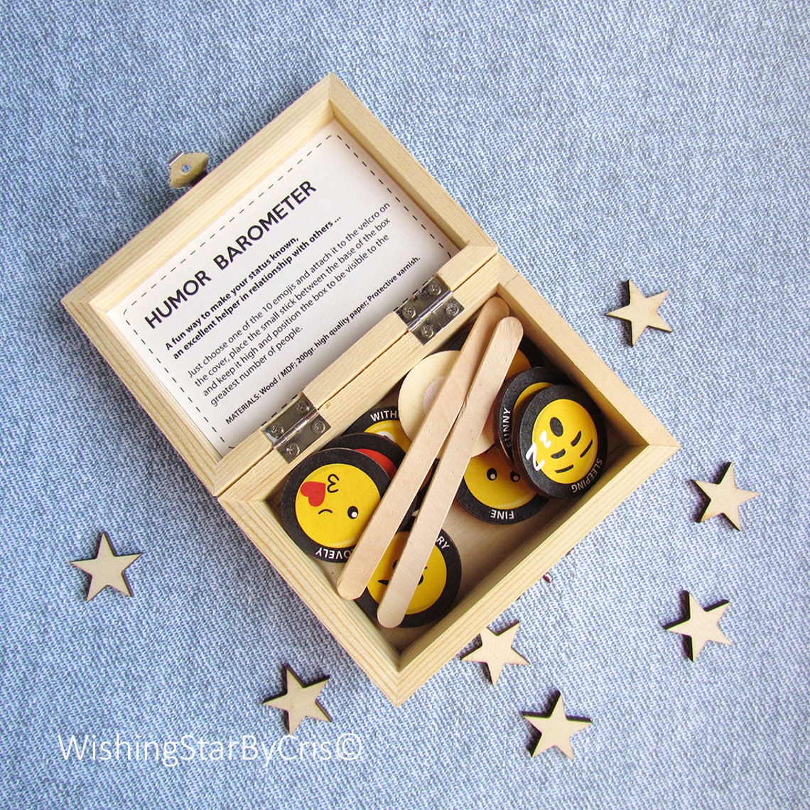 Humor barometer. How is your mood today My emotions. My Etsy