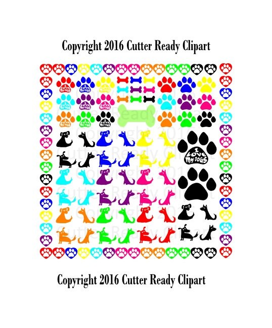 Dog Clipart Dog Clip Art Dog Paw Clip Art Cutter Ready Etsy Dog Clipart Dog Clip Art Dog Paw Clip Art Cutter Ready Etsy